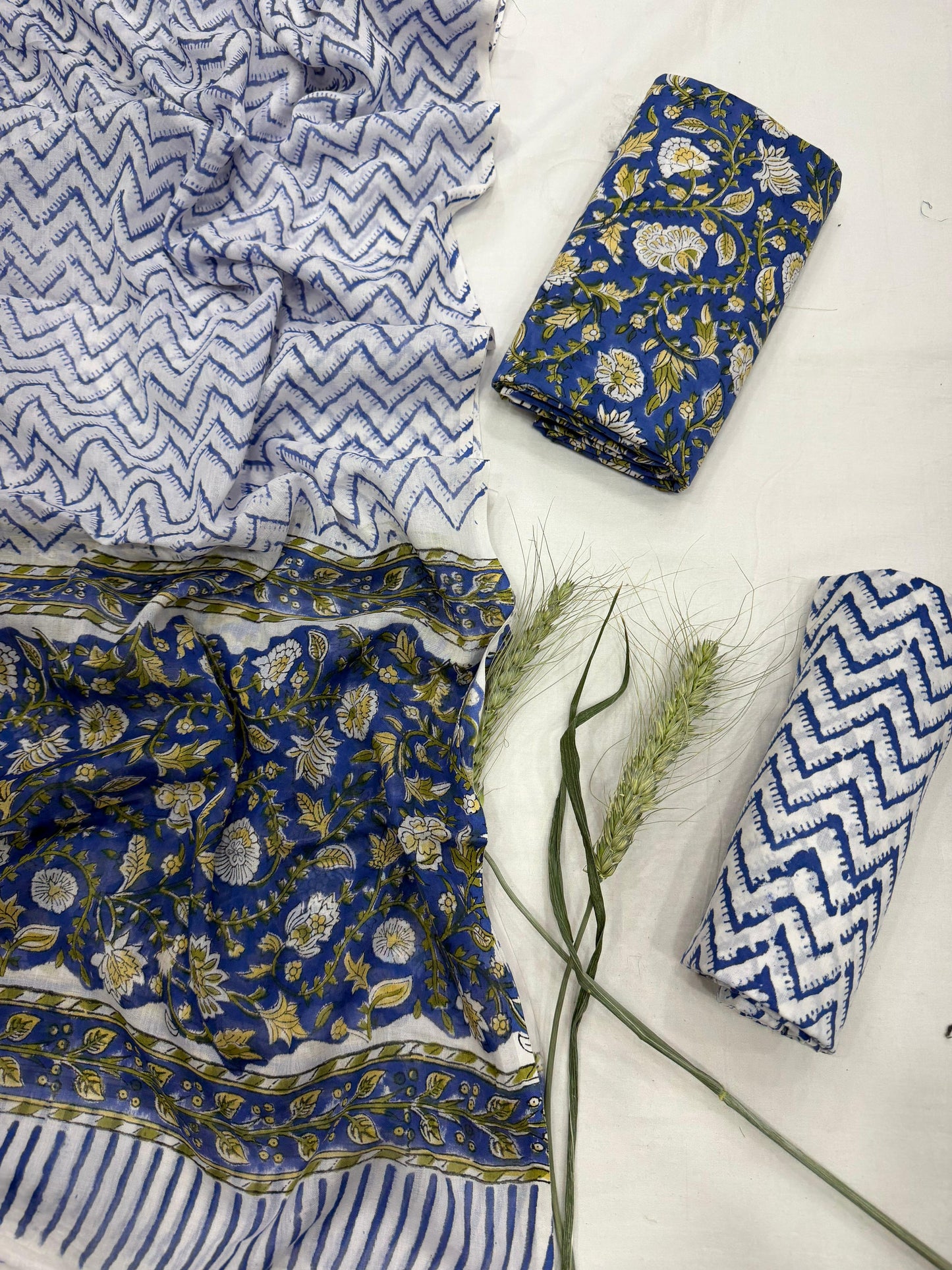Cotton Suit Mulmul Dupatta