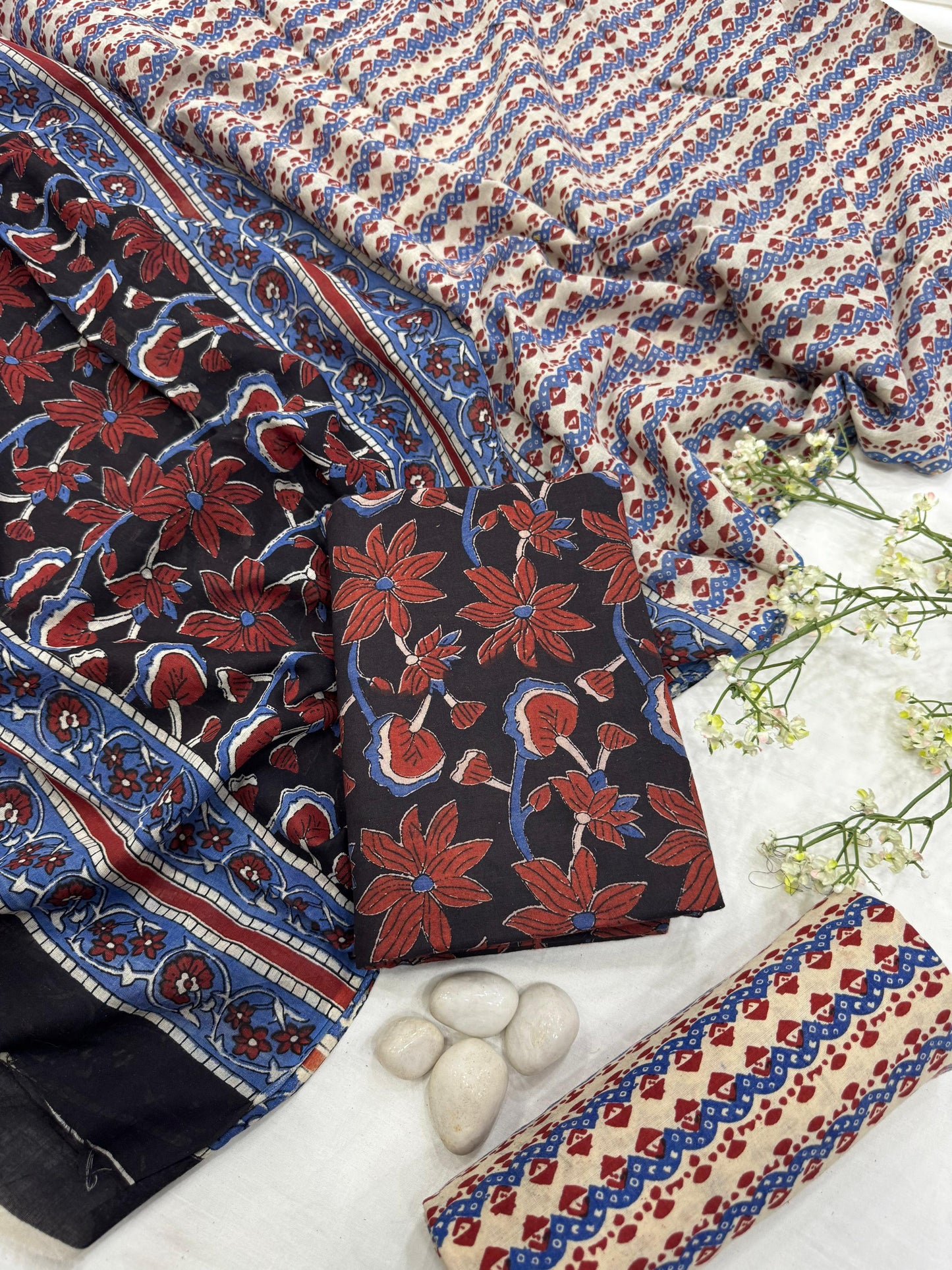 Cotton Suit Mulmul Dupatta