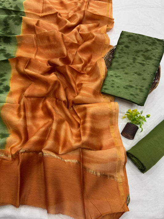 Chanderi Silk Suit
