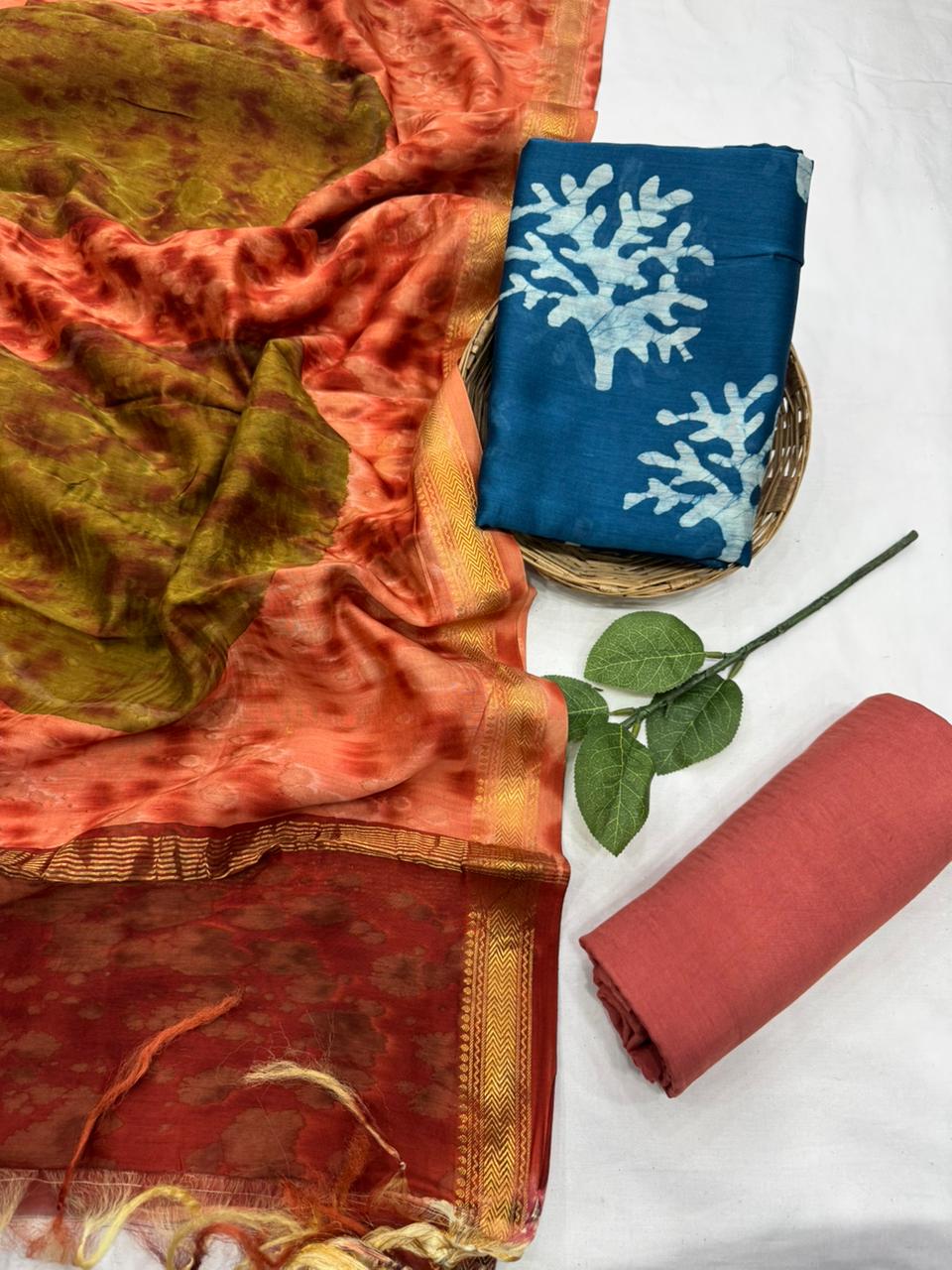 Maheshwari Silk Suit