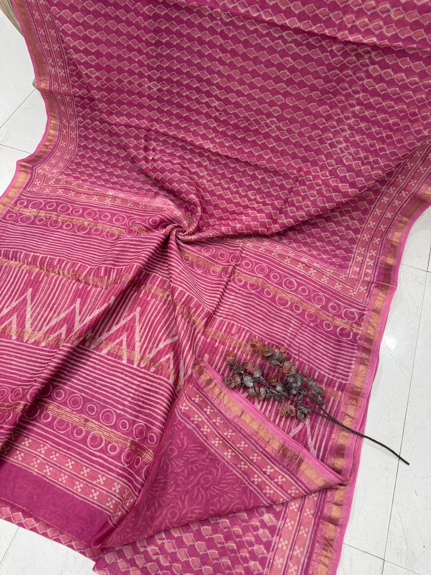Maheshwari silk saree