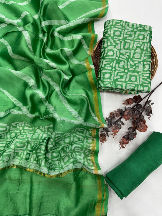 Chanderi Silk Suit Set