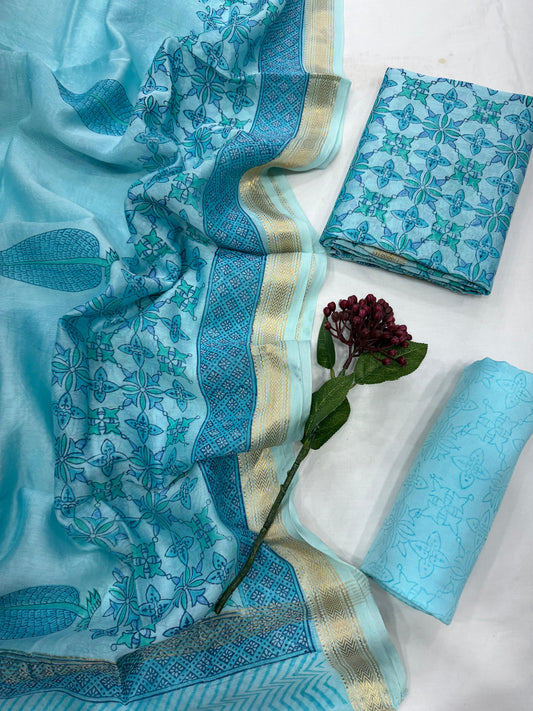 Maheshwari Silk Suit