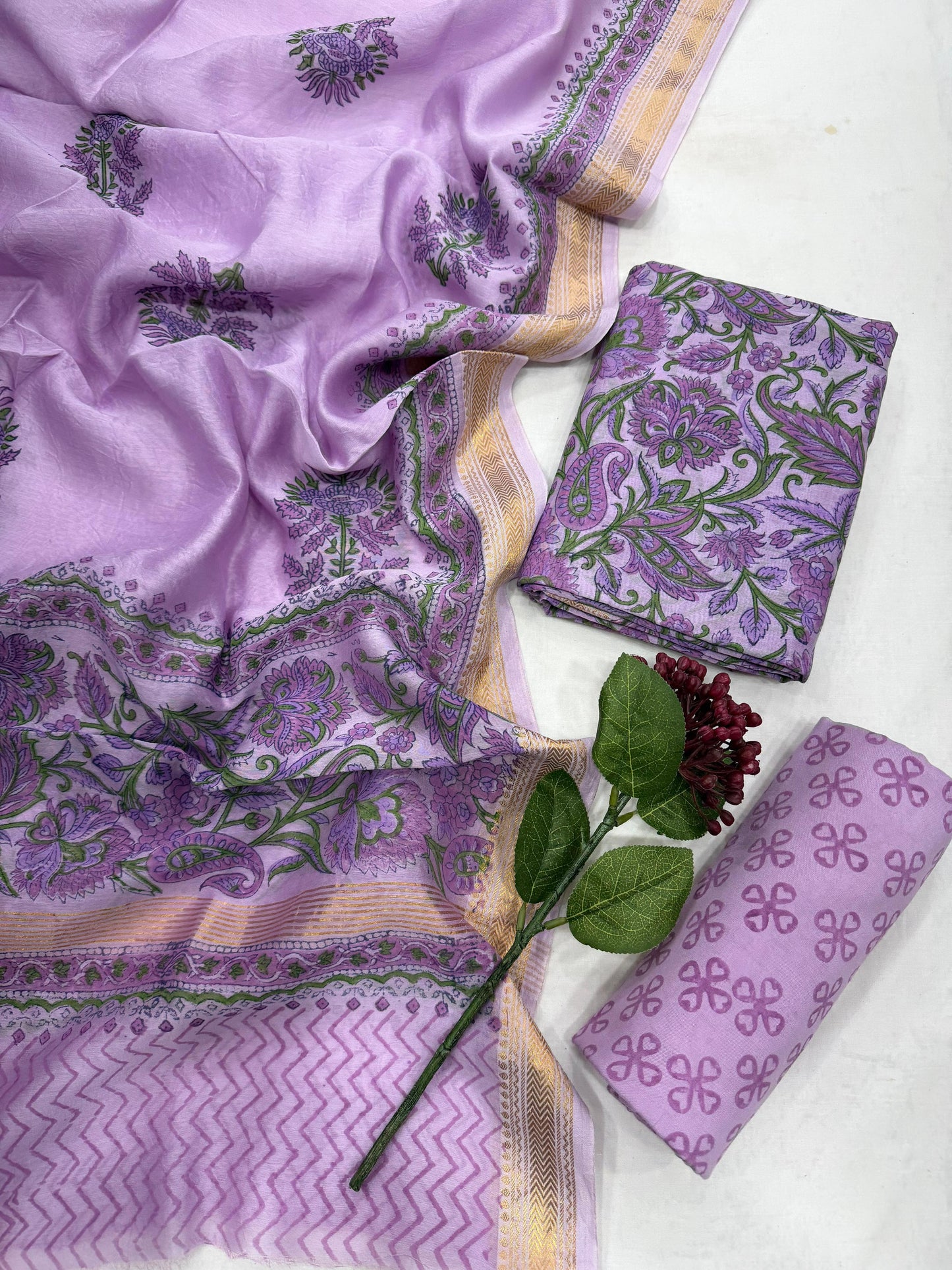 Maheshwari Silk Suit